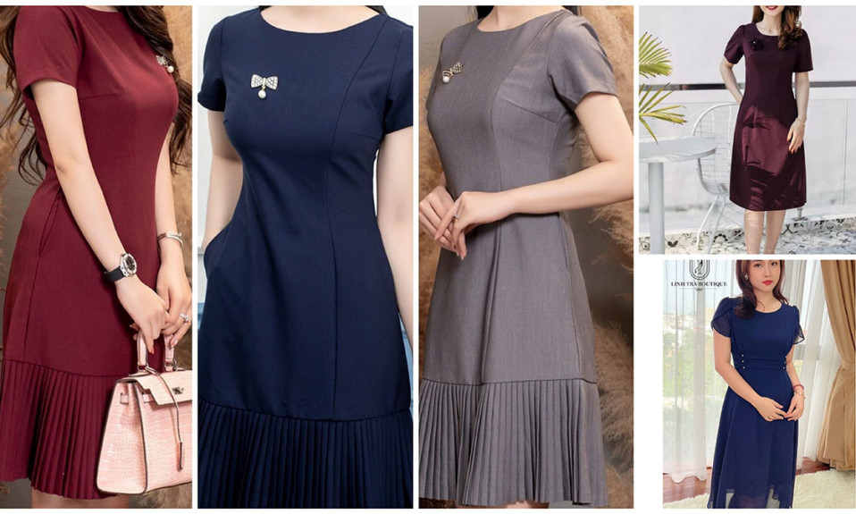 Lựa chọn Váy đầm suông dự tiệc tại sao không  Xưởng may SB chuyên sản  xuất quần áo thời trang nam nữ